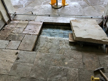 Stone restoration and repair services.