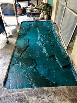 waterproofing for stone ramp construction